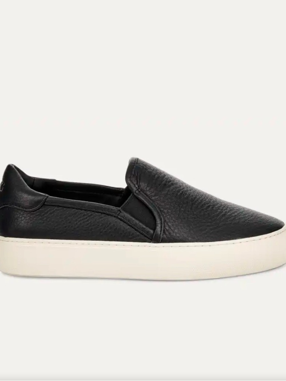 UGG Jass Women's Size "11" Black [1105712] Leather Slip On Sneakers - Picture 7 of 8